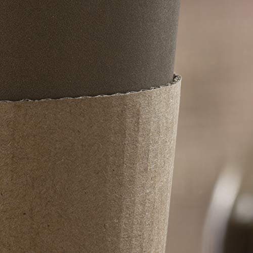 80 Disposable Humans for Health Hot Paper Coffee Cups - 16 oz | Set includes 80 Cups + Lids + Sleeves + Stir Straws