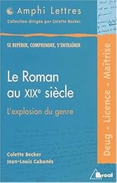 Le  roman au XIXe siècle