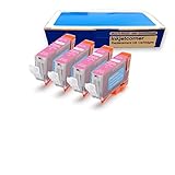 Inkjetcorner 4 Pack Photo Magenta Compatible Ink Cartridge for Canon CLI-8PM Canon Pixma iP6600D iP6700D MP960 MP970 Pro9000 Mark II CLI-8 PM