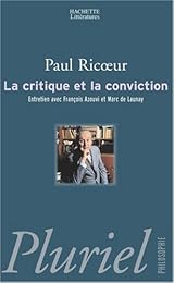 La  critique et la conviction