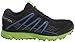Salomon Men's X-Mission 3 Trail Running Shoe, Black/Granny Green/Bright Blue, 10 D US