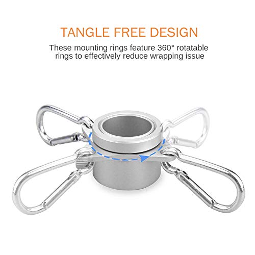 1 Allinko+Mounting+Anti+Wrap+Aluminum+Carabiner