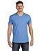 Hanes Men's Cotton Nano V-Neck T-Shirt,Vintage Blue,XL