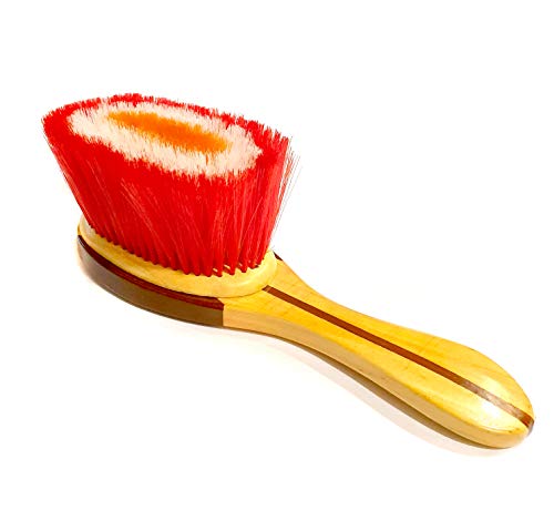 Foreign Holics Wooden Salon & Parlor Hair Duster Brush Wooden, Neck Duster Brush, Powder Cleaning Brush