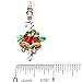 SoulBreeze Santa Clause Hat Candy Cane Pine Cone Holly Berry Christmas Jingle Bells Earrings