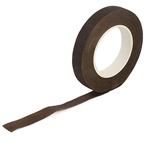 LOKIPA Brown Floral Tape 1/2" Wide Floral Tape 30 Yards Floral Arrangement Accessories for Bouquet Stem Wrap Wedding Bouquet Flower - Thumbnail 3