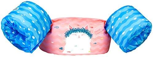 Blue Mars Kids Swim Vests, Floaties for Toddler Girls and Boys from 20 to 50 Pounds, Children Swimming Pool Float with Arm Wings Baby Puddle/Sea Beach Jumper