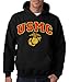 Usmc Marines Black Hoodie