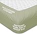 HC COLLECTION Bed Sheets Cal King, Hotel Luxury Platinum 1800 Series Brushed Microfiber Flat Sheet Deep Pocket Fitted Sheet and 2 Envelope Pillowcases, Ultra Soft 4 Pcs Bedding for Hot Sleepers, Sage