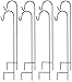 Ashman Shepherd's Hooks Set of 8 and 35 Inches Long Made of Premium Metal for Hanging Solar Lights, Mason Jars, Plant Hangers, Christmas Lights, Lanterns, Garden Stakes and Wedding Decor primary