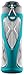 Zulu Vapor BPA-Free Plastic Water Bottle with Flip Straw, Teal, 24 oz