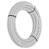 SharkBite PEX Pipe Tubing 3/4 Inch, White, Flexible Water Tube, Potable Water, U870W100, 100 Foot Coil