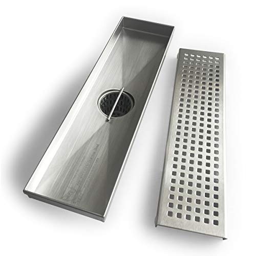 Neodrain Linear Shower Drain 12Inch with Removable Grate, Professional