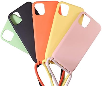 Amazon Co Jp Hdc Iphoneクロスボディ ネックストラップ単色ケース 11 ピンク ピンク 家電 カメラ
