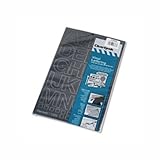 Press-On Vinyl Uppercase Letters/Numbers