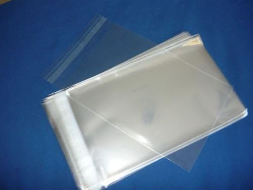 1000 5x7 SELF SEAL FLAP TAPE CLEAR POLY BAGS POLYPROPYLENE OPP BAGS 1.5 MIL