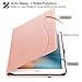 Ztotop Case for New IPad 9.7 Inch 2018/2017,Premium PU Leather Business Slim Folding Stand Folio Cover with Auto Wake/Sleep,Pencil Holder and Multiple Viewing Angles,Rose Gold