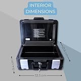 Cathedral Products DSBA4 UL Lockable A4 Fireproof Waterproof Security Chest view 3