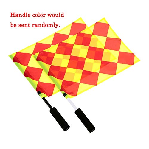 Belegend サッカー レフェリーフラッグ プレイ スポーツ 試合 フットボール ラインスマン 競技用器具 今日のファッション   B07M5TFJDB