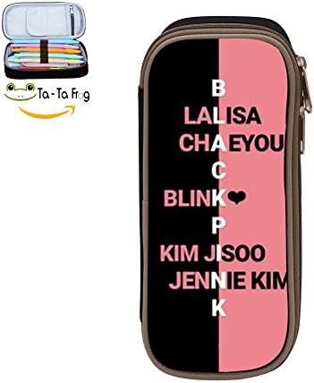 Yumiyah New Style Black Pink Writing Case Ideas Student Pen Bag Zipper Volume Black