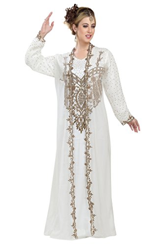 Robe Dubai Party Wear Married Caftan Dress For Women 5800