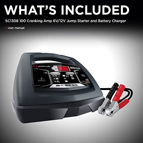 Schumacher SC1308 2/12/30/100A 6V/12V Battery Charger and Engine