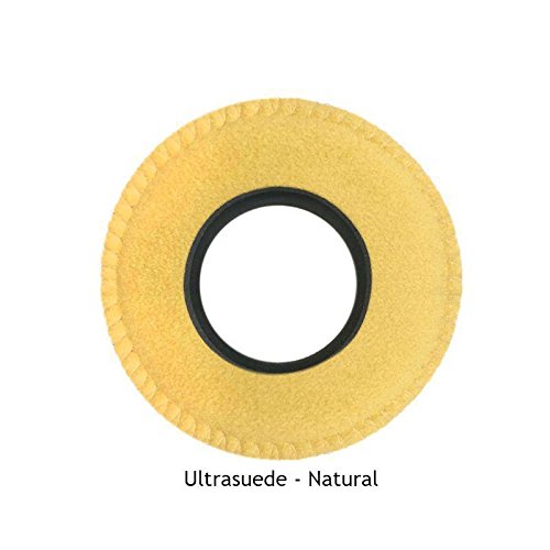 Extra Large Round Natural Ultrasuede Eye Cushion For Sony F3, Sony HD (large padded eyecup)