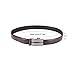 Vbiger Men's Leather Belt Sliding Buckle 35mm Ratchet Belt Black