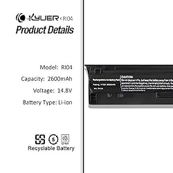 New Replacement RI04 RI06XL Notebook Battery for HP