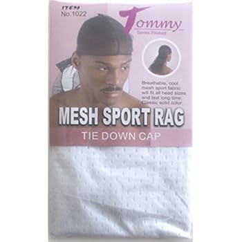 Amazon Com Du Rags Skull Caps Tommy Red Mesh Sport Rag Tie Down