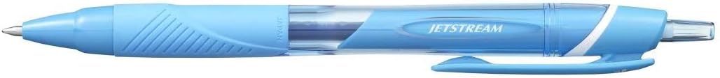 Uni-BallJETSTREAM SXN-150-07 RETRACTABLE ROLLERBALL PEN [Pack of 10] Light Blue Barrel with Light Blue Ink