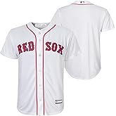 Outerstuff Boston Red Sox MLB Kids Youth 4-20 White Home Team Jersey (5-6)