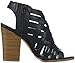 Fergalicious Women's Vibe Heeled Sandal, black, 10 M US