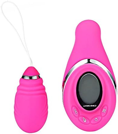KHYU2H Loving World Remote Control Vibrant Egg Multispeed Vibration Rechargeable Silicone for Women