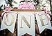 Pink and Gold First Birthday High Chair Banner With Bows