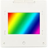 Transmission Diffraction Grating Sheet 80-1600 Lines Spectrophotometer Optical Teaching Experiment PET Material 2mm Thickness(1600lines/mm)