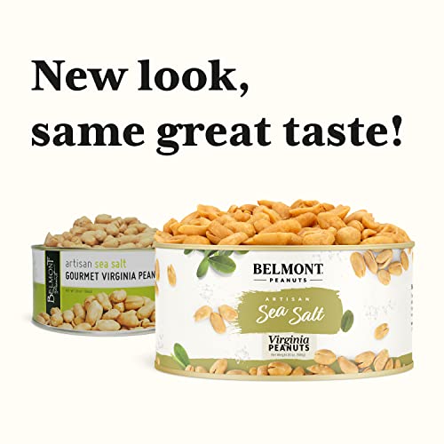 Belmont Peanuts Sea Salt Virginia Peanuts, 20 oz (Sea Salt, 1 Pack