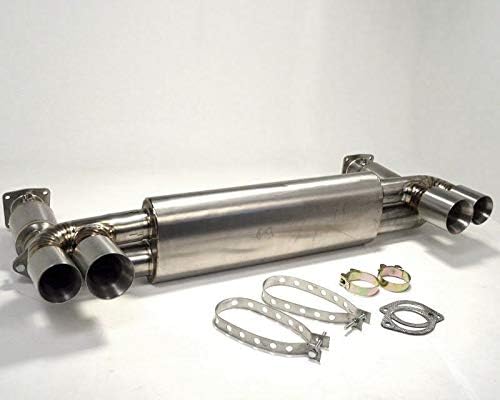 Agency Power AP-996TT-179 Exhaust (Titanium Muffler System with 200 Cell Cats Porsche 996 Turbo 01-05)