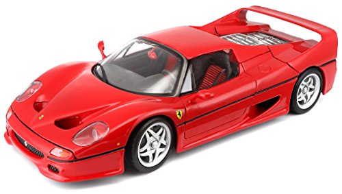 Bburago 1:18 Scale Ferrari Race and Play F50 Diecast Vehicle (Colors May Vary)