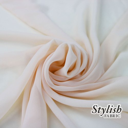 58" BLUSH Solid Color Sheer Chiffon Fabric by the Bolt - 25 Yards