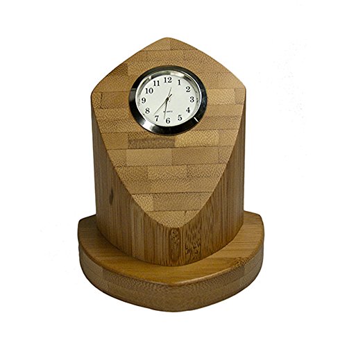 Ecofriendly Bamboo Desk Clock LAVORIST