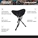 TravelChair C-Series Slacker, Super Compact, Folding Tripod Camping Stool, Blackthumb 2