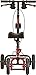 NOVA Medical Products Heavy Duty Knee Scooter, 400 lb Weight Capacity, Red