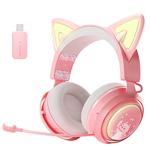 SOMIC GS510 Cat Ear Headset Wireless Gaming