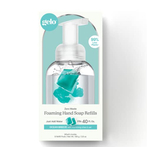 Gelo Foaming Hand Soap Refill Pods EcoFriendly 40oz Refill (Sea