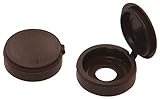 The Hillman Group 59053 Hinge Screw Cover, 1/4-Inch, Brown, 8-Pack