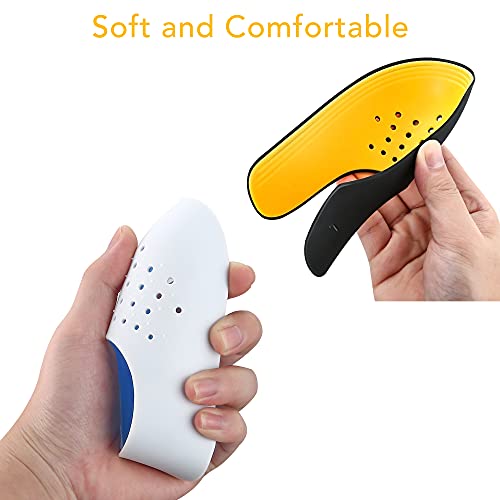 Upgrade 2 Pairs NURWOUE Sneaker Shoes Crease Guards, 2 Layers Against Shoes Creases, Anti-Wrinkle Shoes Crease Protectors, TPU & GEL Material with Anti-Slip and Aromatic Effects for US Size 5.5-12