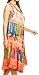 Sakkas 101RC Palm Tree Tie Dye Caftan Dress/Cover Up - Blush - One Size