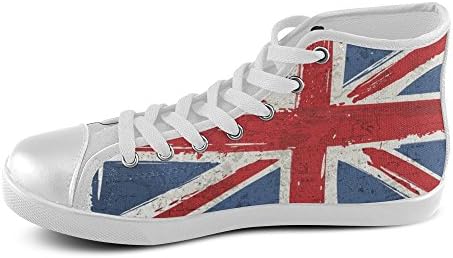 D-Story Custom British Flag High Top Men's Canvas Shoes Sneaker