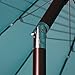 Abba Patio 8.5 Ft Outdoor Market Umbrella with Push Button Tilt and Crank, Turquoise